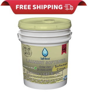 Soft Boss® 5 - Gallon Citrus Fabric Softener - Fresh Scent & Ultimate Softness - Soap Boss