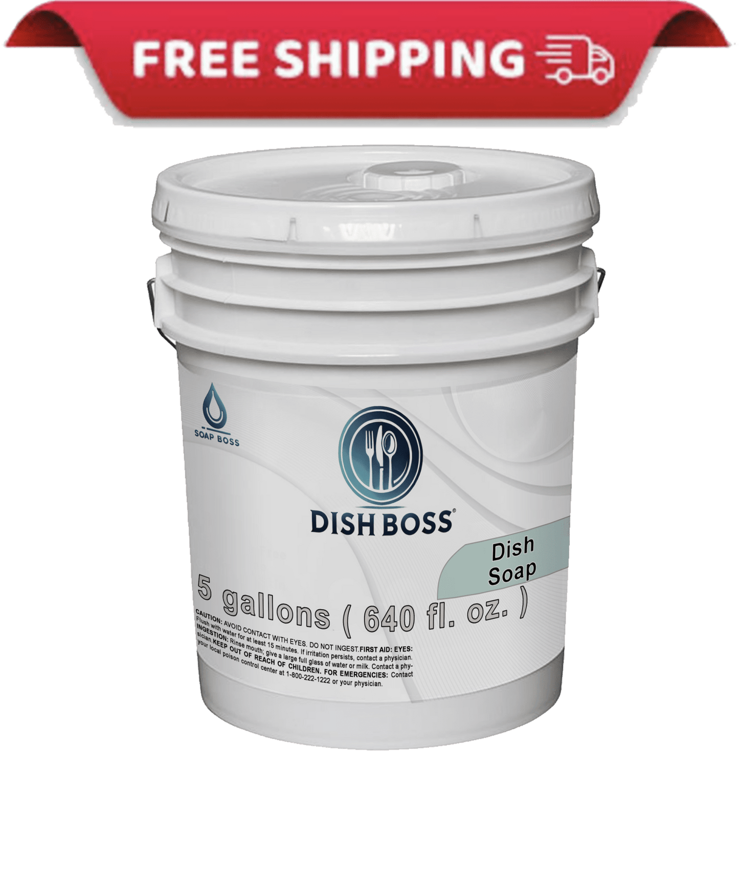 Dish Boss® Ultra Grease - Fighting Dish Soap - 5 - Gallon Heavy Duty Cleaner - Soap Boss