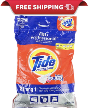 TIDE Powder Laundry Detergent Professional Plus Downy 19 lbs/ 8.5 Kg (225+Loads) - Soap Boss