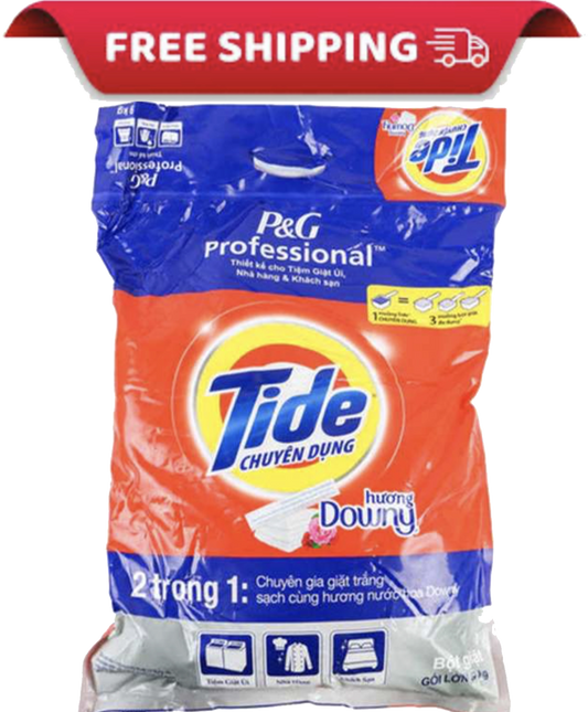 TIDE Powder Laundry Detergent Professional Plus Downy 19 lbs/ 8.5 Kg (225+Loads) - Soap Boss